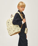 KIDS BEAR PRINT BACKPACK IN YELLOW image 18