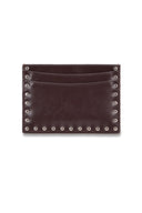 WESTERN STUD CARD WALLET IN BROWN image 7