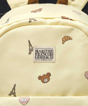 KIDS BEAR PRINT BACKPACK IN YELLOW image 19