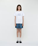 EIFFEL CLASSIC LOGO TEE IN WHITE