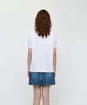 EIFFEL CLASSIC LOGO TEE IN WHITE