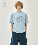 AEROCOOL LEMON CLASSIC LOGO TEE IN ICE BLUE image 11