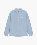CLASSIC LOGO LINEN SHIRT IN SKY BLUE image 6