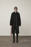 STITCH POINT HIGH NECK JUMPER IN BLACK image 5