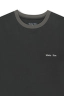 TONAL RIB BACK LOGO TOP FOR MEN IN BLACK image 4