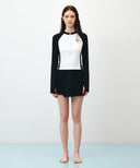 MARITHE SPORT W RASHGUARD SET-UP IN BLACK image 1