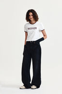 STUD LOGO RINGER TOP IN WHITE image 8