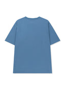 APPLIQUE FELT LOGO TOP FOR MEN IN BLUE image 3