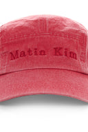 MATIN WASHED CAMP CAP IN RED image 4
