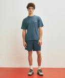 MARITHE SPORT CLASSIC LOGO TEE IN VINTAGE BLUE
