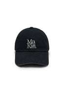 MATIN BLOCK LOGO BALL CAP IN DARK NAVY image 1