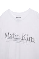 STAMP LOGO GRAPHIC OVERSIZE TOP FOR MEN IN WHITE image 3