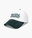 VINTAGE LOGO CORDUROY COVERED CAP IN DARK GREEN image 7