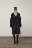 STITCH POINT HIGH NECK JUMPER IN BLACK image 7