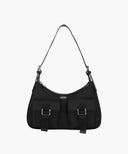 REGULAR LOGO 2WAY HOBO BAG IN BLACK image 14