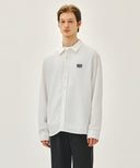 CLASSIC LOGO LINEN SHIRT IN SKY BLUE image 16