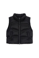 UNBALANCE QUILTED DOWN VEST FOR WOMEN IN BLACK image 1