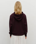 DOODLE CLASSIC BEAR HOODIE IN BURGUNDY image 3