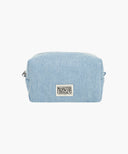 CLASSIC LOGO DENIM POUCH IN LIGHT BLUE image 5