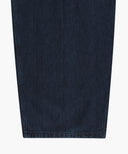 M WIDE FIT TUCK SUMMER DENIM PANTS IN INDIGO