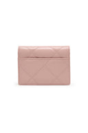 PUFF QUILT WALLET IN PINK image 7