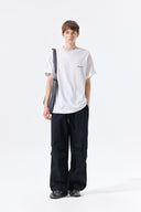 TONAL RIB BACK LOGO TOP FOR MEN IN WHITE image 9