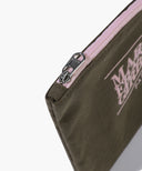 CLASSIC LOGO COLOR COTTON POUCH IN BROWN image 10