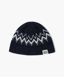 FAIRISLE BEANIE IN NAVY image 7