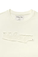 APPLIQUE LOGO PATCH TOP IN CREAM image 11