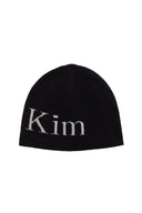 LOGO JACQUARD SHORT BEANIE IN BLACK image 8