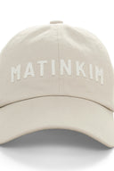APPLIQUE FELT LOGO BALL CAP IN LIGHT GRAY image 4