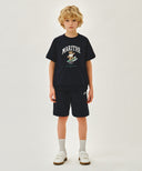 KIDS RAGLAN HALF SWEAT SET-UP IN NAVY image 20