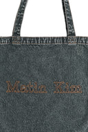 MATIN STITCH DENIM ECOBAG IN BLACK image 3