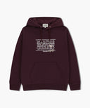 DOODLE CLASSIC BEAR HOODIE IN BURGUNDY image 5