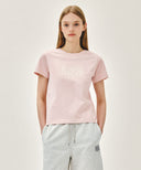 W CLASSIC LOGO TEE IN LIGHT PINK image 10
