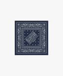 CLASSIC LOGO BANDANA SCARF IN NAVY image 9