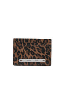 LEOPARD VINTAGE CARD WALLET IN BROWN image 1