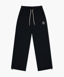 LOOSE FIT CREST SYMBOL SWEAT PANTS IN BLACK image 6