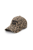 MATIN LEOPARD VOLUME LOGO BALL CAP IN DARK BEIGE image 6