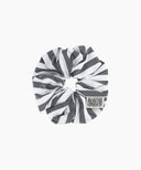 CLASSIC LOGO STRIPE HAIR SCRUNCHIE IN BLACK image 6