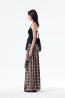 LABEL DETAIL HALTER TANK TOP IN BLACK image 6