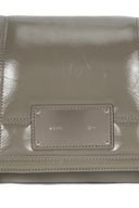 GLOSSY QUILTING MEDIUM CHAIN BAG IN GRAY image 8