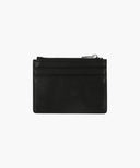 CLASSIC LOGO ZIP CARD WALLET IN BLACK image 2