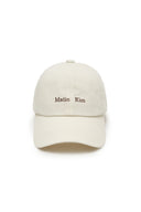 MATIN MINI CLASSIC LOGO BALL CAP IN CREAM image 7