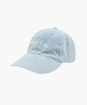 DENIM WASHING LOGO BALL CAP IN LIGHT BLUE image 1