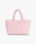 CLASSIC LOGO PADDING TOTE BAG IN BABY PINK image 9