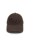 MATIN LOGO WASHED BALL CAP IN BROWN image 1