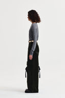 ESSENTIAL BOAT NECK KNIT TOP IN GRAY image 6