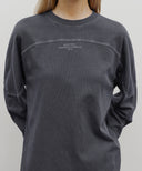 INCISION DYEING LONG SLEEVE IN NAVY image 4