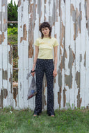 BUBBLY GRAPHIC PRINTING TOP IN LIGHT YELLOW image 5